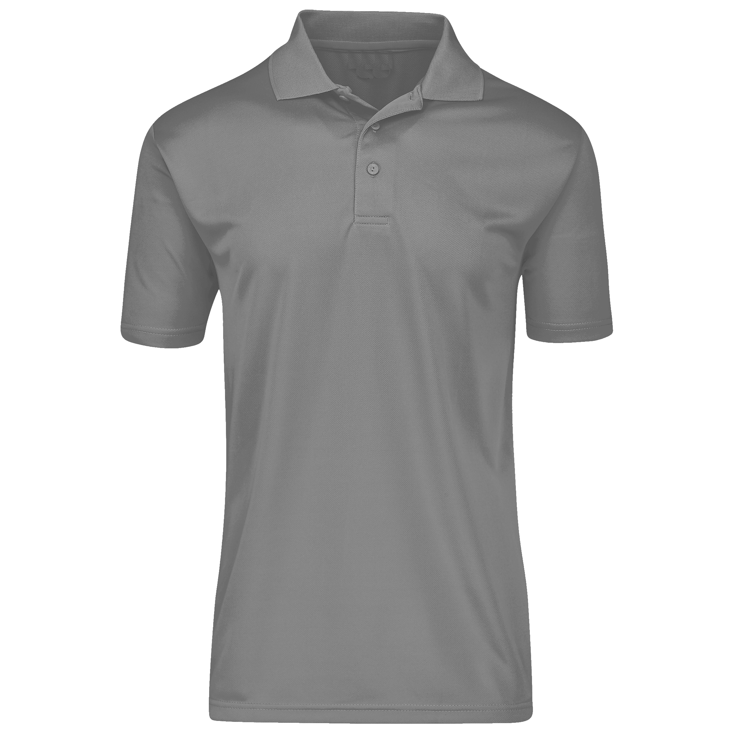 Golf Shirt-Moisture Management Grey M